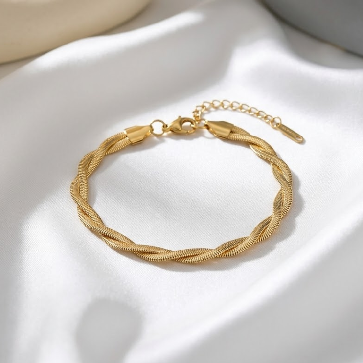 Orvella Woven Chain Bracelet