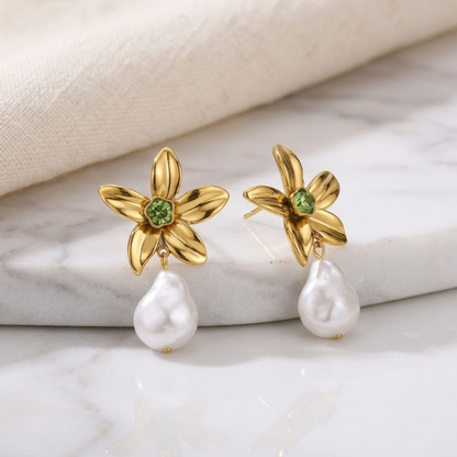 Pearl Bloom Earrings