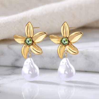 Pearl Bloom Earrings