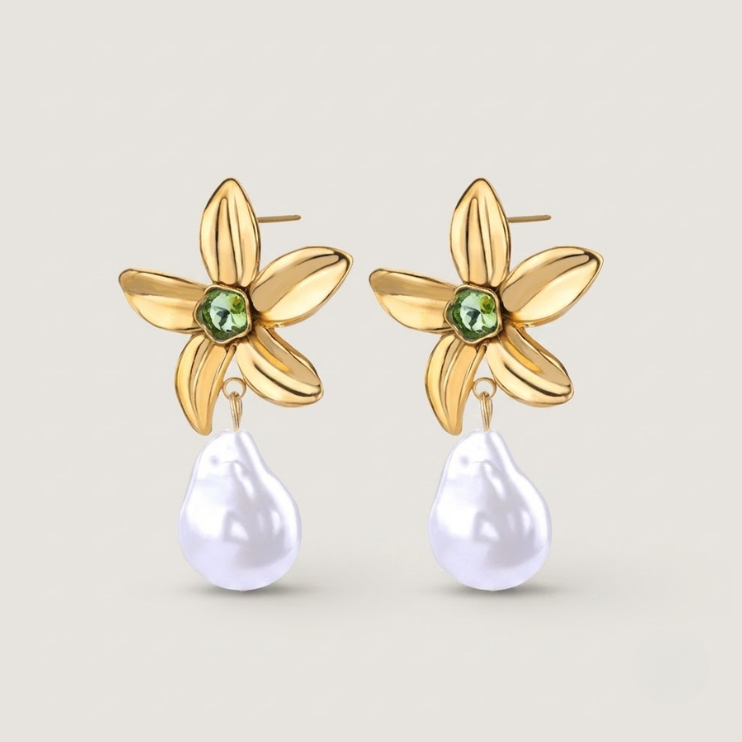 Pearl Bloom Earrings