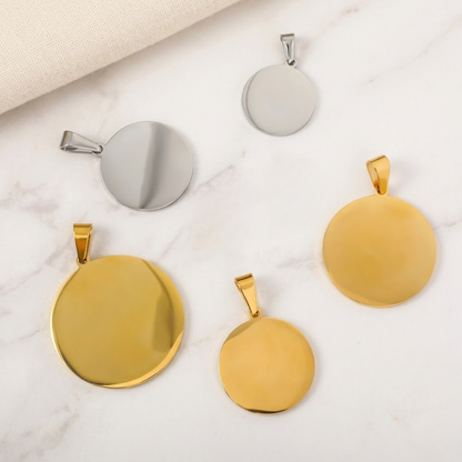 Bold Disc Pendant Collection