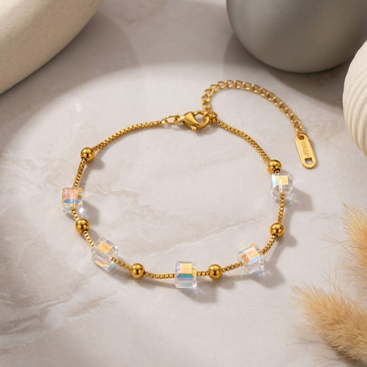 Prismelle Crystal Bead Bracelet