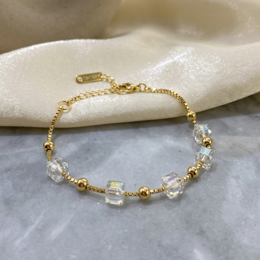 Prismelle Crystal Bead Bracelet