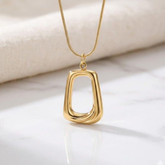 Refined Geometry Necklace