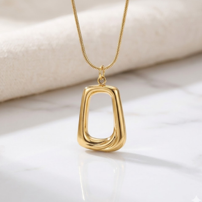 Refined Geometry Necklace