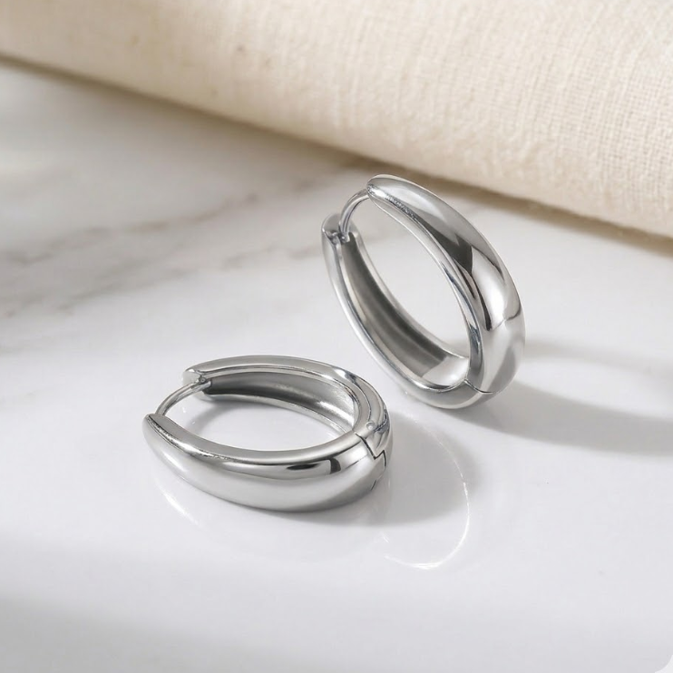 Sculptured Contour Earrings