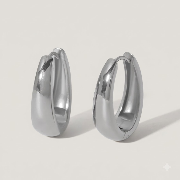 Sculptured Contour Earrings