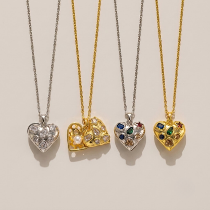 Secret Treasure Heart Locket Necklace