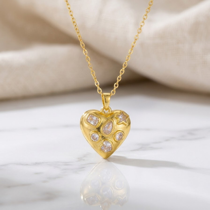 Secret Treasure Heart Locket Necklace