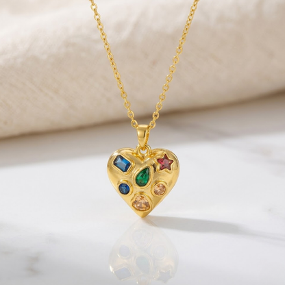Secret Treasure Heart Locket Necklace