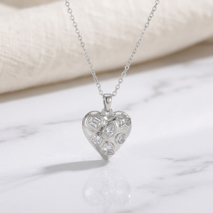 Secret Treasure Heart Locket Necklace
