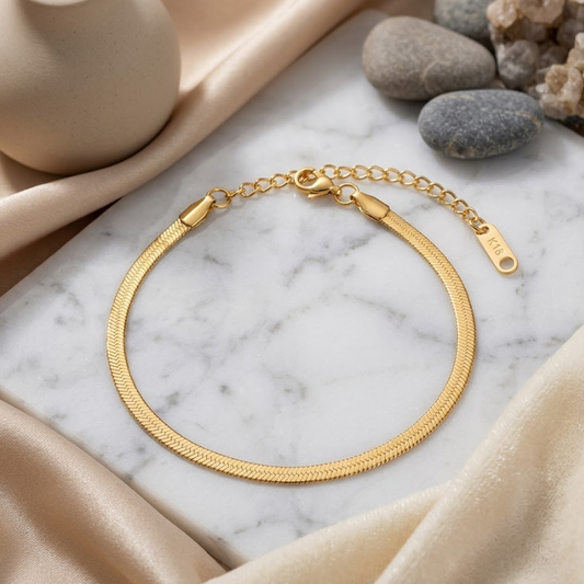 Seraphine Herringbone Bracelet