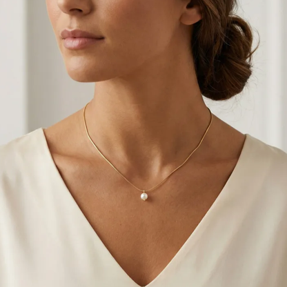 Seraphine Pearl Pendant Necklace