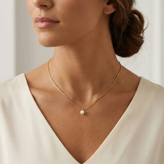 Seraphine Pearl Pendant Necklace