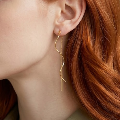 Serenelle Twist Drop Earrings