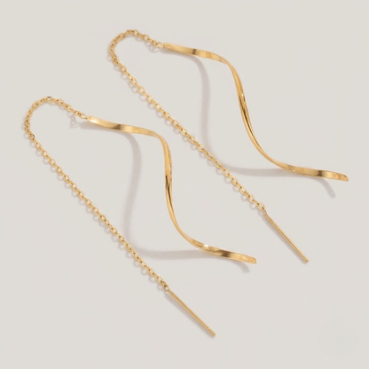 Serenelle Twist Drop Earrings