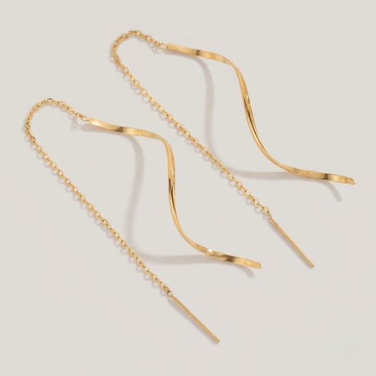 Serenelle Twist Drop Earrings