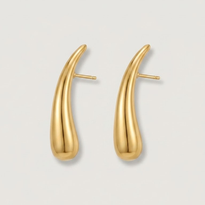 Solenne Sculpted Drop Earrings