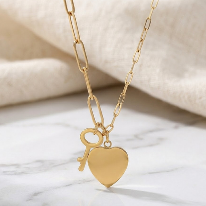 Sovereign Key to My Heart Necklace