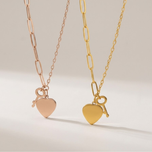 Sovereign Key to My Heart Necklace