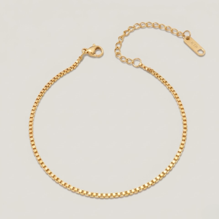 Valencia Box Chain Bracelet