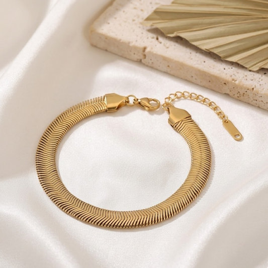 Velora Herringbone Bracelet