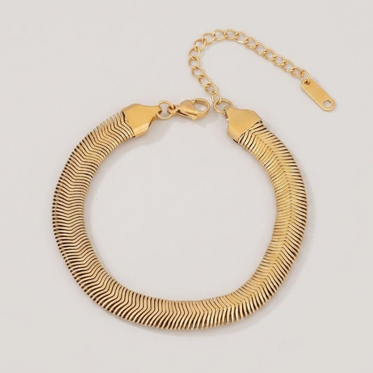 Velora Herringbone Bracelet