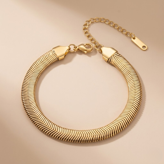 Velora Herringbone Bracelet