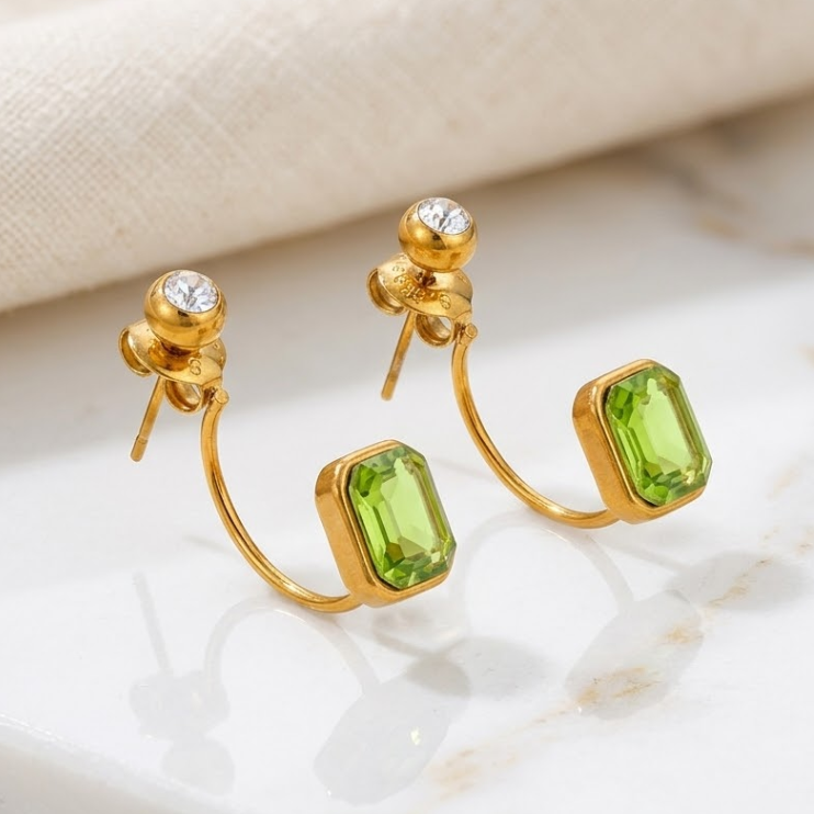 Verdelle Arc Earrings