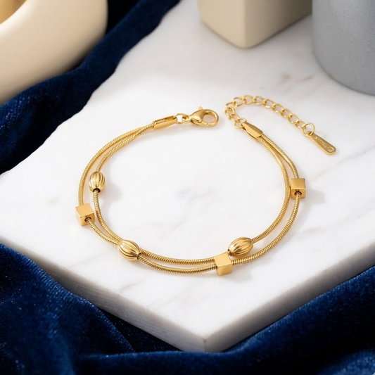 Vireya Dual Strand Bracelet