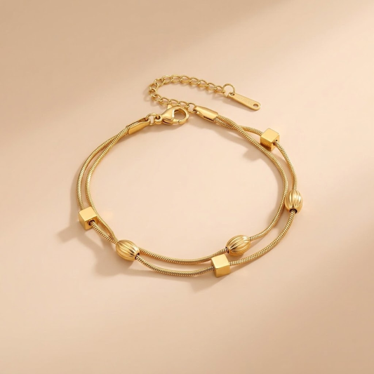 Vireya Dual Strand Bracelet